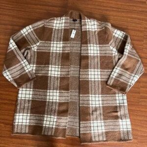 Talbots Versatile Brown/Ginger Long Cardigan - New with Tags 3X